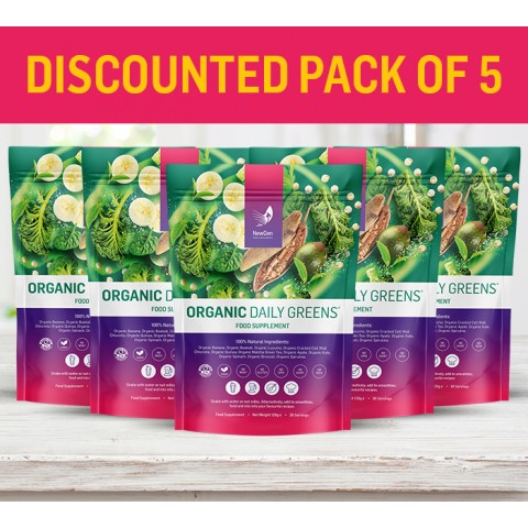5 x Organic Daily Greens